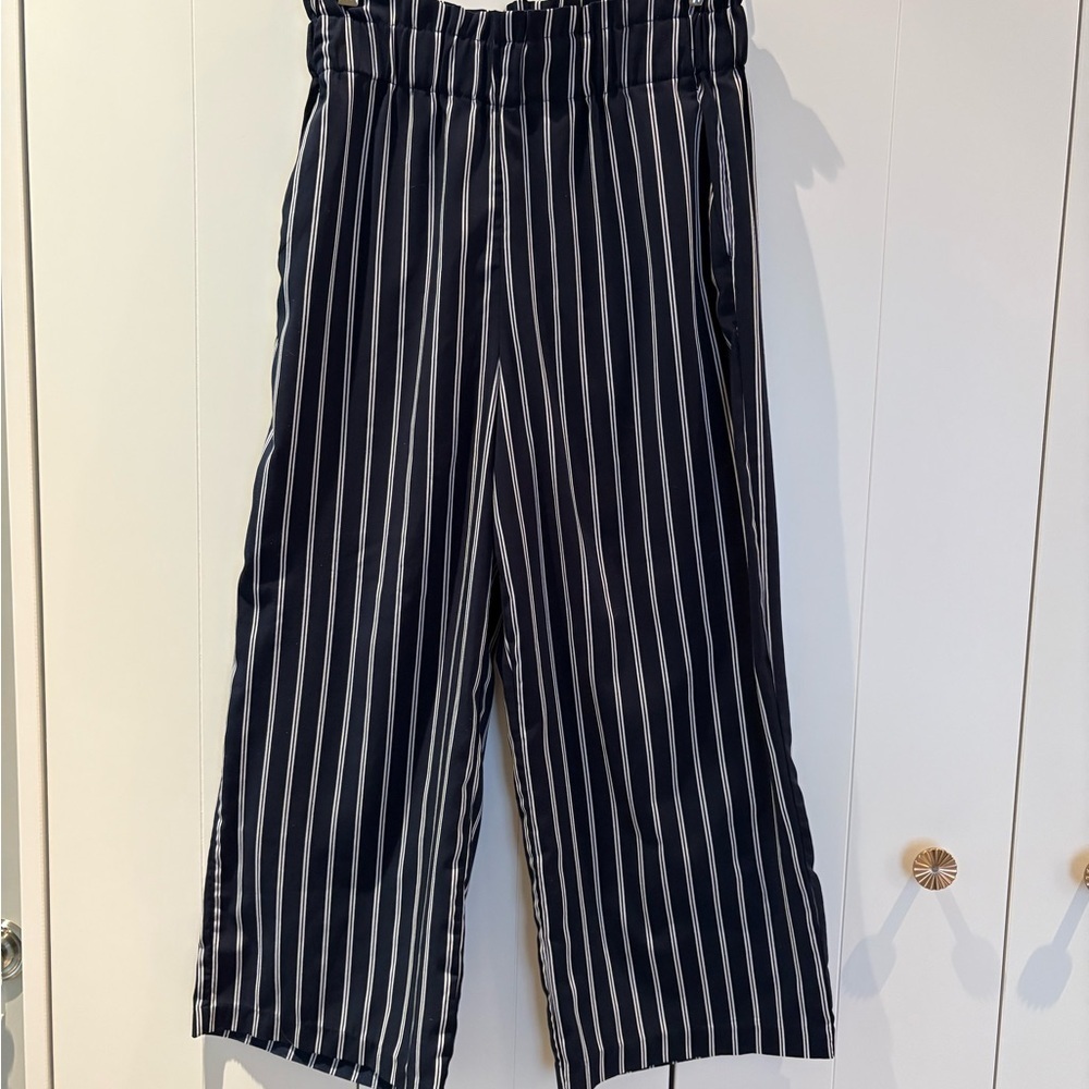 Dynamite Navy and White Striped Pants